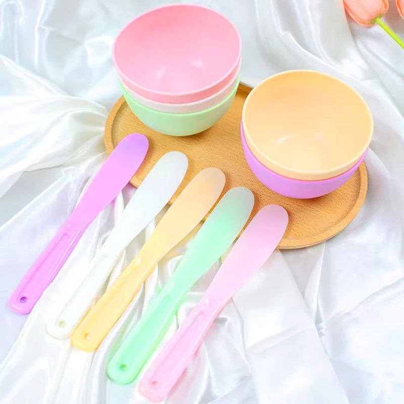 Silicone Face Mask Mixing Bowl Set