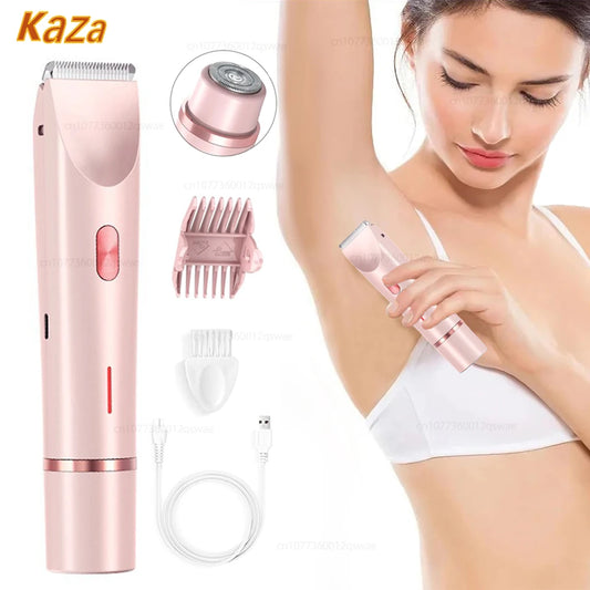 2-in-1 Women's Electric Shaver – Rechargeable