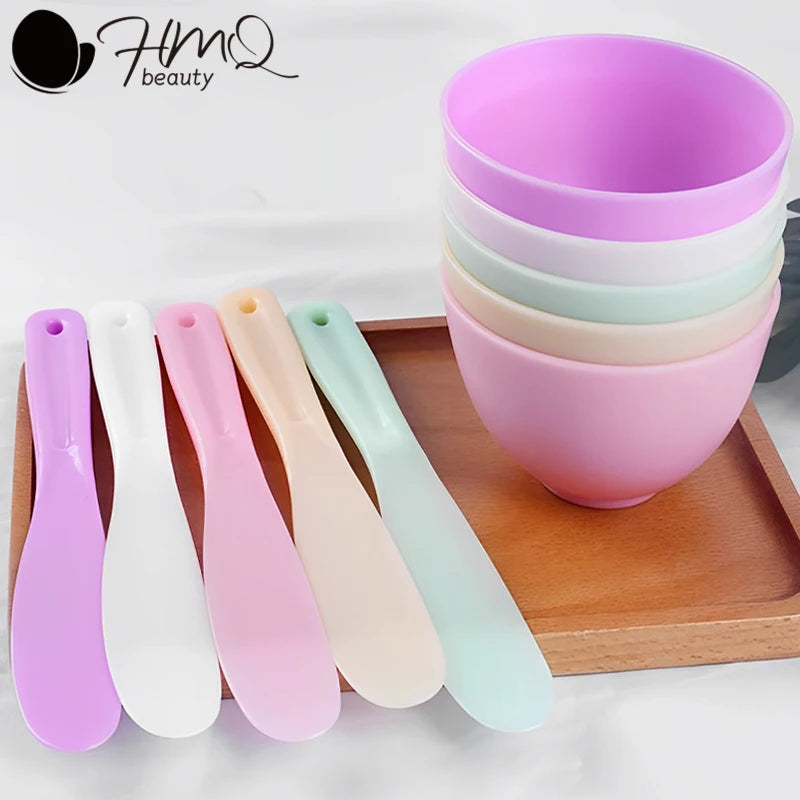 Silicone Face Mask Mixing Bowl Set