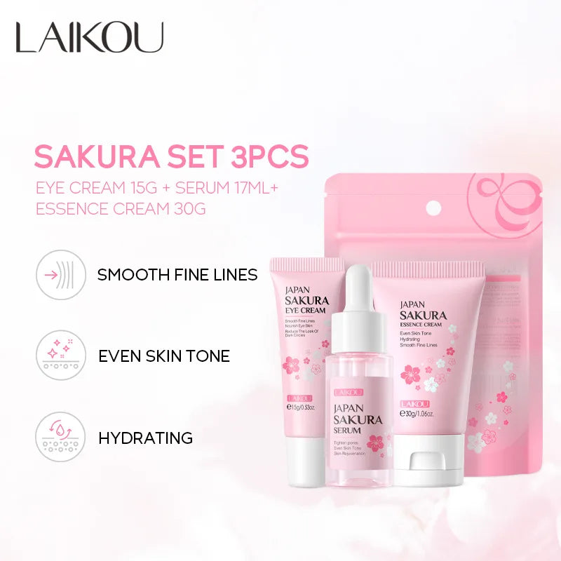 LAIKOU Vitamin C Skincare Set – 3pcs