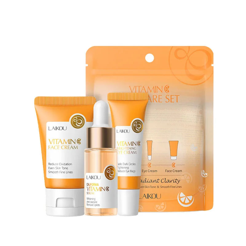 LAIKOU Vitamin C Skincare Set – 3pcs
