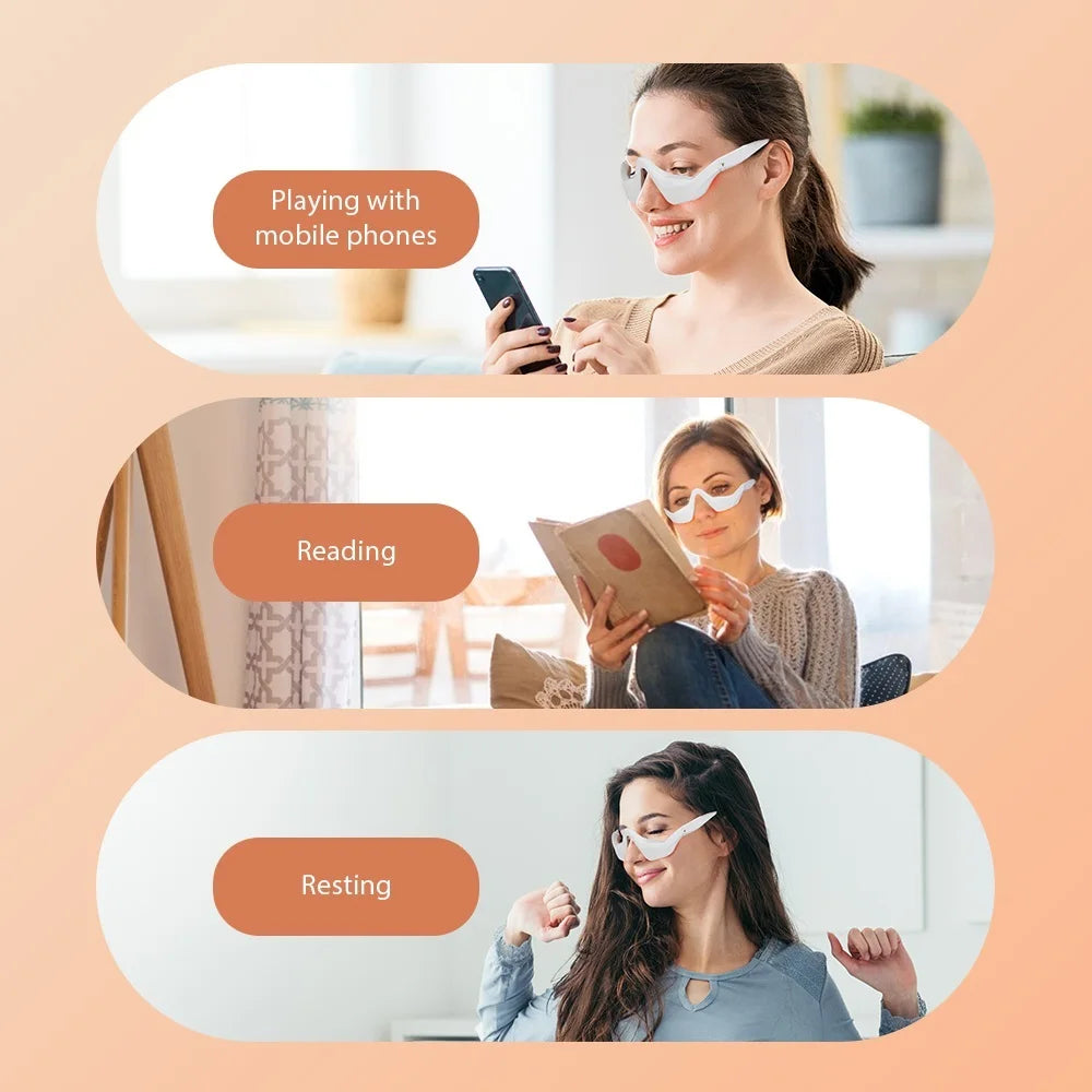 Foreverlily Eye Massager – Óculos de Massagem Anti-Fadiga